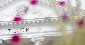 Image post by @tuckschool on Instagram