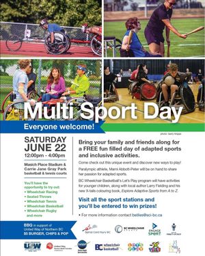 Image post by @bcwheelchairsports on Instagram