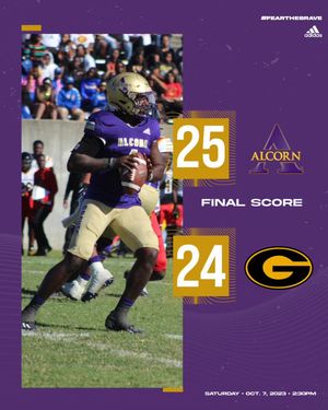 Image post by @alcornsports on Instagram
