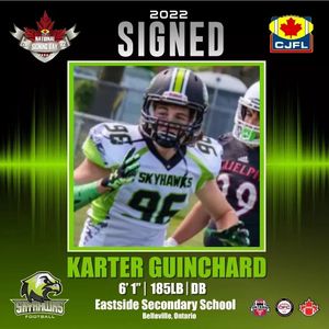 Image post by @quinteskyhawkscjfl on Instagram