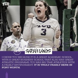 Image post by @tcuvolleyball on Instagram
