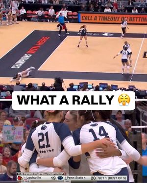 Image post by @ncaavolleyball on Instagram