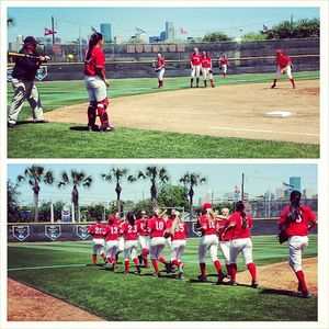 Image post by @ru_softball on Instagram