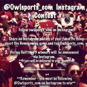 Image post by @templeowls on Instagram