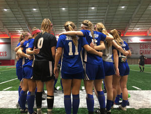 Image post by @drakewomensoccer on Instagram