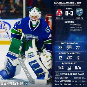 Image post by @uticacomets on Instagram