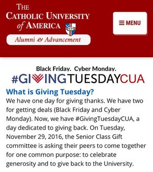 Image post by @catholicu_wlax on Instagram