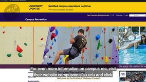 Video post by @SFSUcampusrec on Facebook