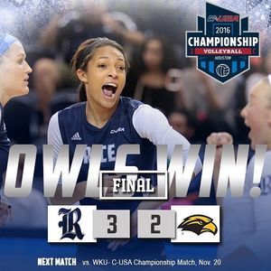 Image post by @ricevolleyball on Instagram