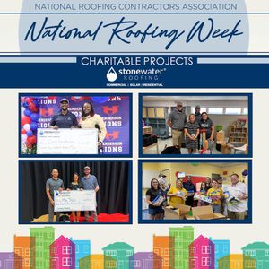 Image post by @stonewaterroofing on Instagram