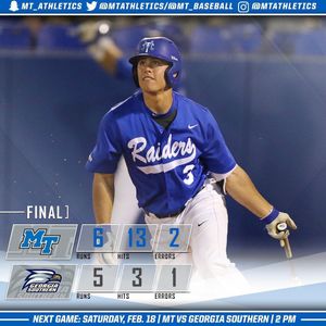 Image post by @mt_baseball on Instagram