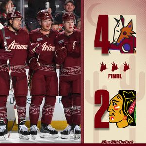 Image post by @ArizonaCoyotes on Twitter