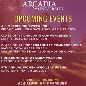 Image post by @arcadiaalumni on Instagram