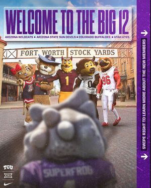 Image post by @tcu_athletics on Instagram