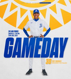 Image post by @SanJoseStateBSB on Twitter