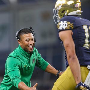 Image post by @ndfootball on Instagram