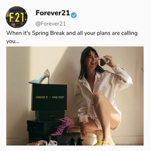 Image post by @forever21 on Instagram