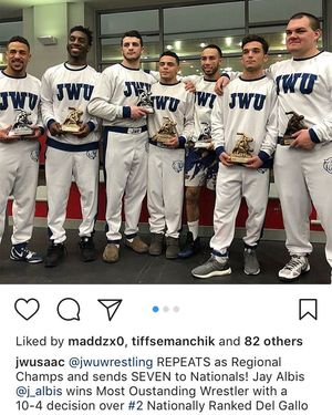 Image post by @jwusoftball on Instagram