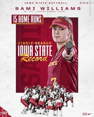 Image post by @iowastatesoftball on Instagram