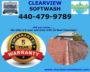 Image post by @clearviewsoftwash.oh on Facebook