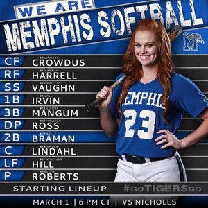 Image post by @memphissoftball on Instagram