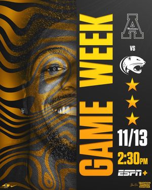 Image post by @appstate_fb on Instagram