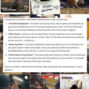 Image post by @texasrattlersofficial on Instagram