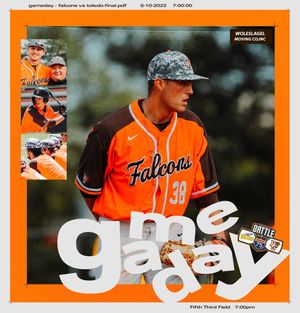 Image post by @bgsu_baseball on Twitter