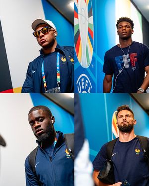 Image post by @equipedefrance on Twitter