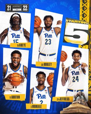 Image post by @pitt_mbb on Twitter