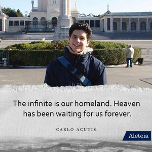 Image post by @aleteiaen on Twitter