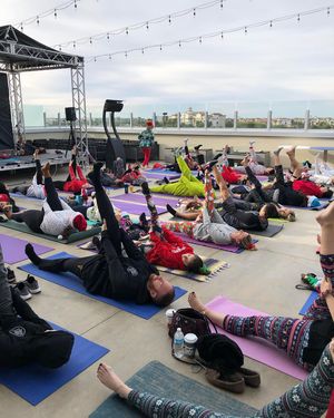 Image post by @yogapartylive on Instagram