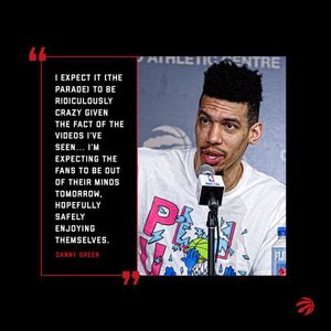 Image post by @Raptors on Twitter