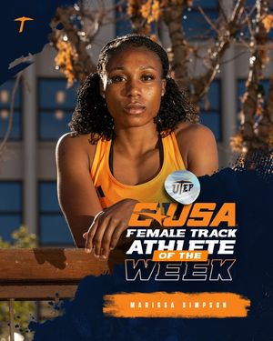 Image post by @UTEPTrack on Twitter