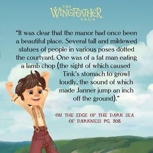 Image post by @WingfeatherSaga on Facebook