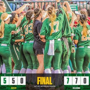 Image post by @baylorsoftball on Instagram