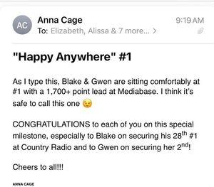 Image post by @gwenstefani on Instagram