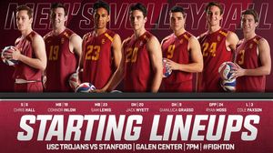 Image post by @uscmensvolley on Instagram
