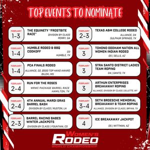 Image post by @womensrodeo on Instagram