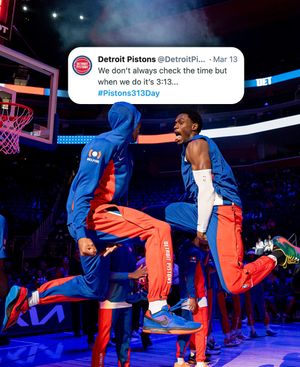 Image post by @detroitpistons on Instagram