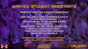 Image post by @ualbanyfootball on Instagram