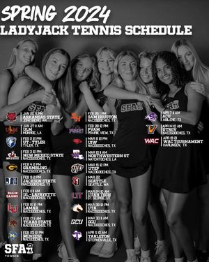 Image post by @sfa_tennis on Instagram