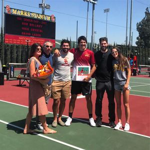Image post by @uscmenstennis on Instagram