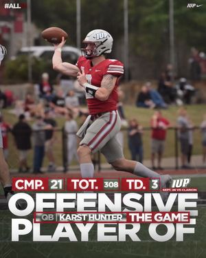 Image post by @iupfootball on Instagram