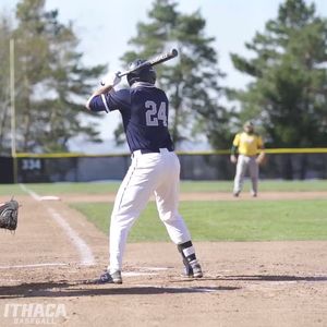 Video post by @ithaca_baseball on Twitter