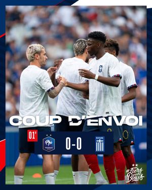 Image post by @equipedefrance on Twitter