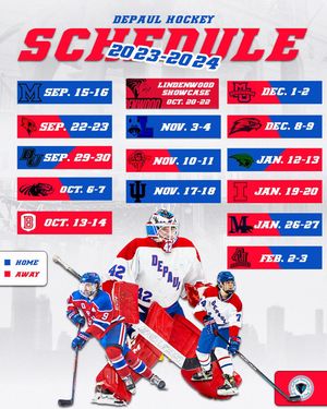 Image post by @depaulhockey on Instagram