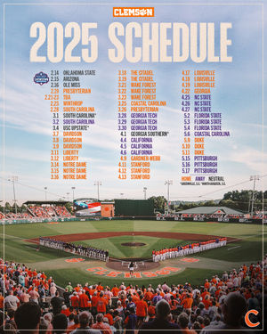 Image post by @clemsonbaseball on Instagram