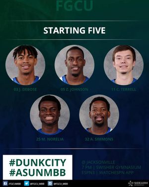 Image post by @fgcu_mbb on Instagram