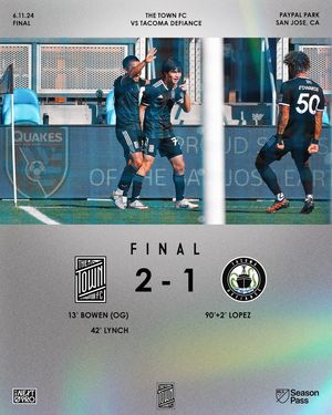 Image post by @thetown_fc on Instagram